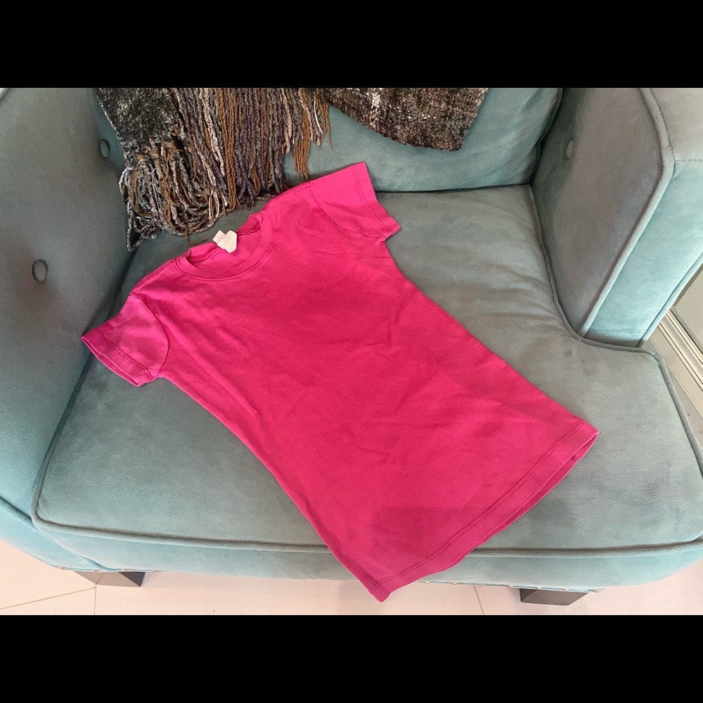 2 Basic Cotton Baby Tee’s Navy Pink
